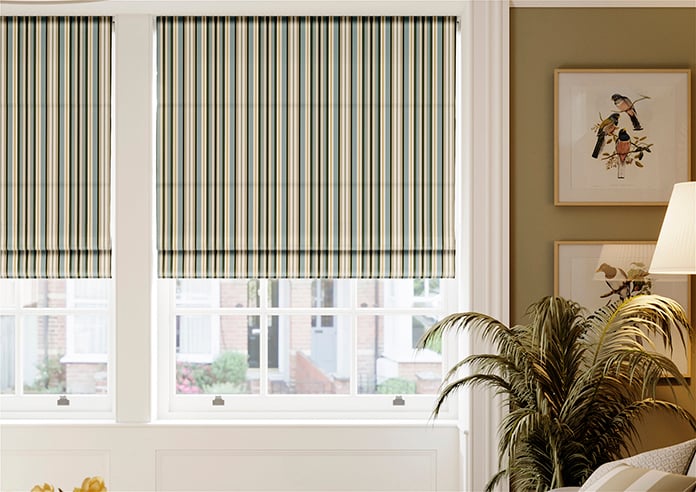 The British Stripe Co. Elizabeth, Chilterns No.1 - Twist&Fit Roman Blind - Image 3